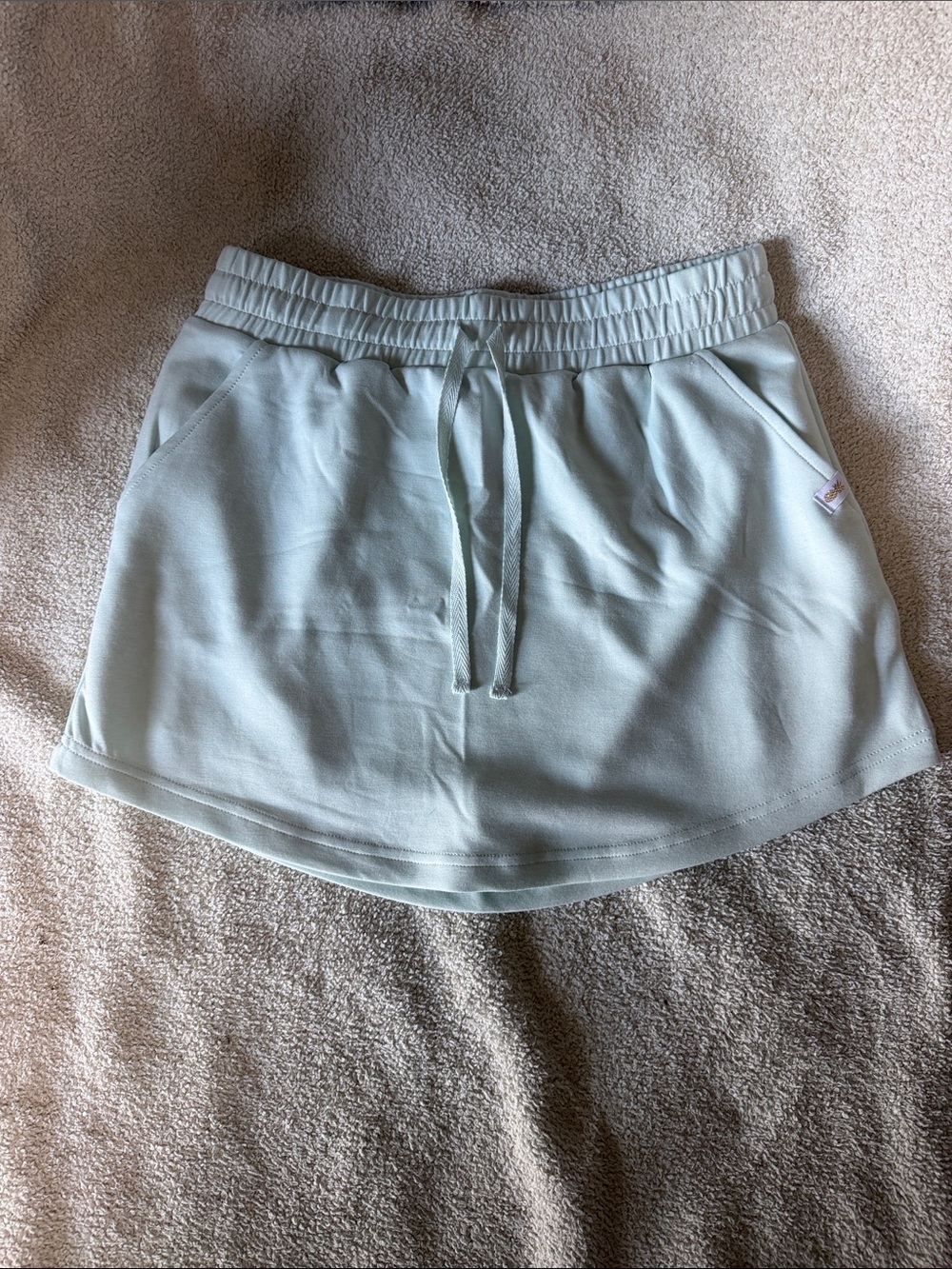 Simply Southern Mint Elastic Waist Skort